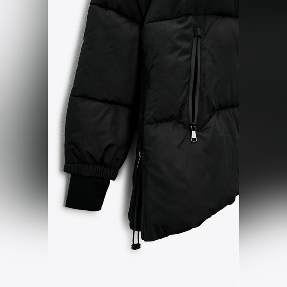 ZARA HOODED QUILTED JACKET - Picture 8 of 12